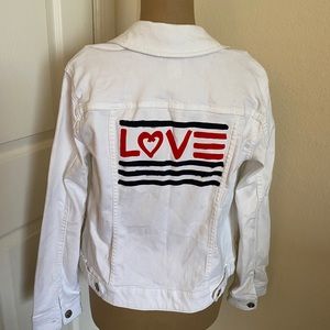 White Denim Jacket